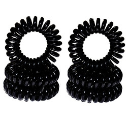 Telephone Wire Line Elasticity Rubber Band Elastic Hairbands (10pcs/pkt) - Small Telephone Wire Line Elasticity Rubber Band Elastic Hairbands (10pcs/pkt) - Small